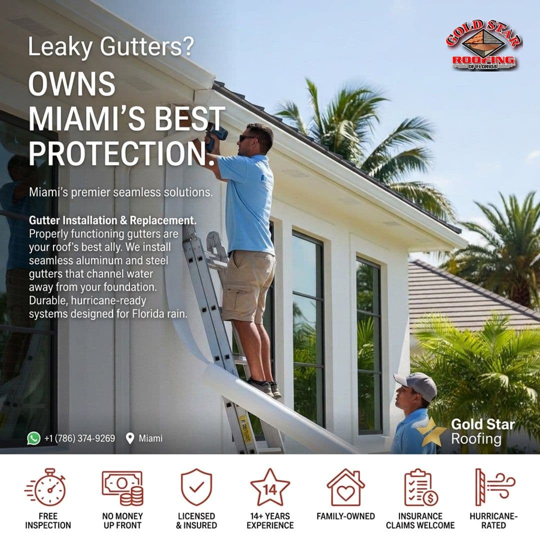 Gutter Installation & Replacement — Built for South Florida Storms