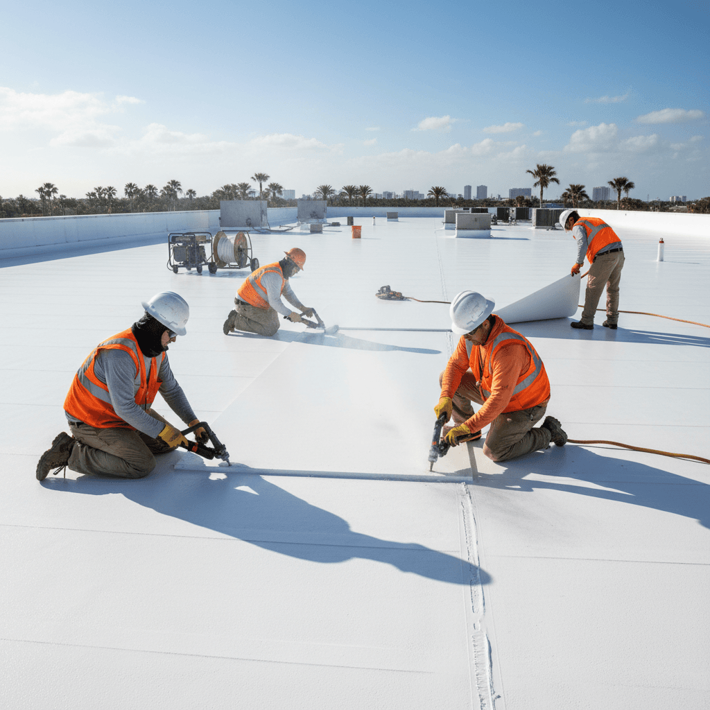 Flat Roof / TPO — Full Installation